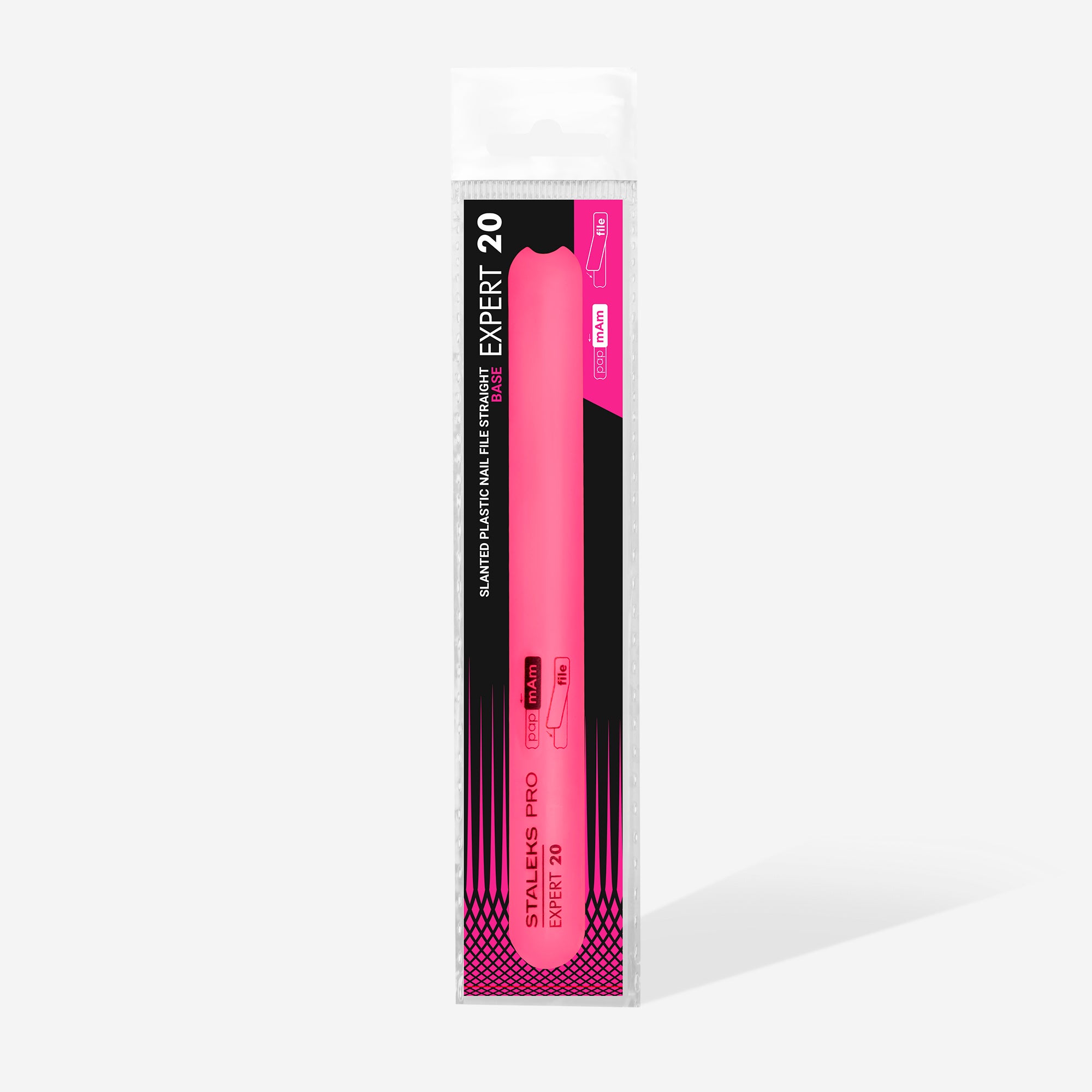 Staleks Pro Expert 20 Beveled Plastic Base For Straight Nail File, SPBE-20