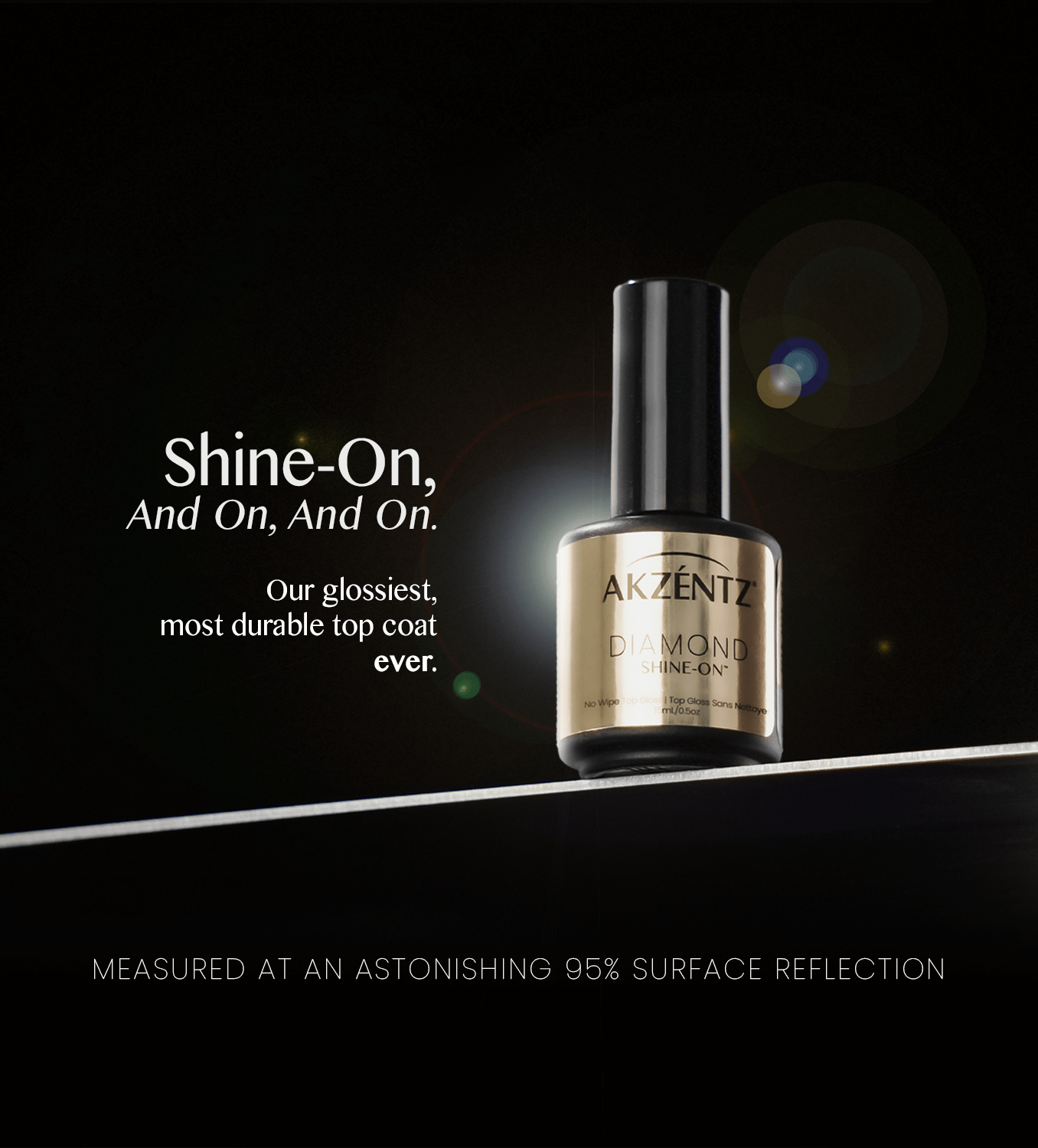 Akzentz Diamond Shine-On, Top Coat