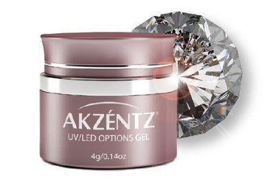 Akzentz Options Crystal Clear, Soak-Off Builder Gel