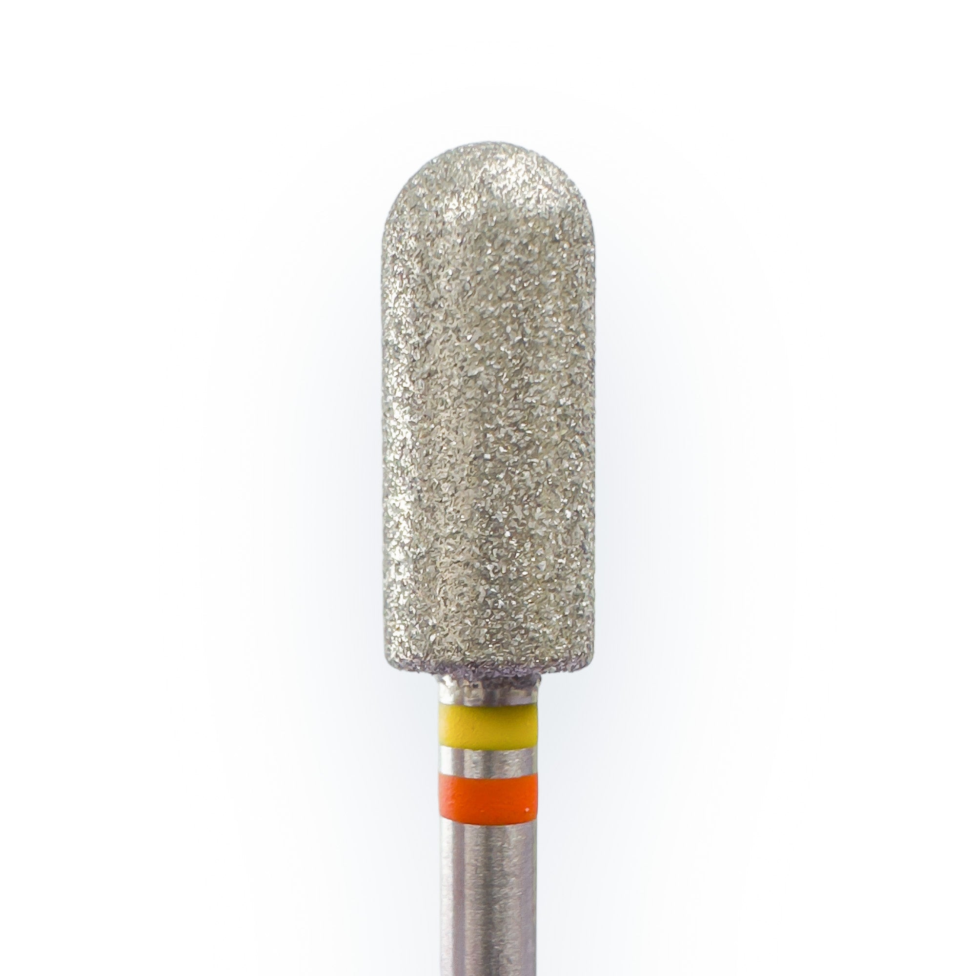 KMIZ Diamond "Cylinder" Nail Drill Bit, 5.0 mm, Extra Fine & Fine Grit