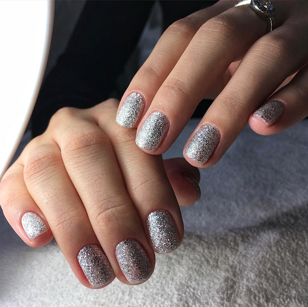 Luxio Silver (glitter), Gel Polish