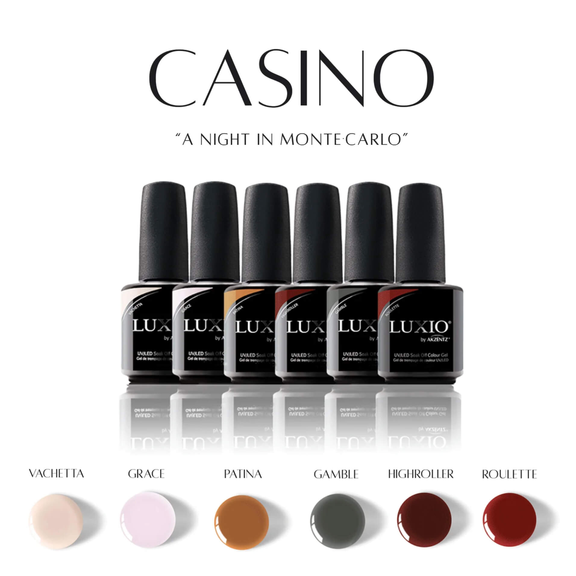 Luxio Casino Collection, 6pcs x 15ml