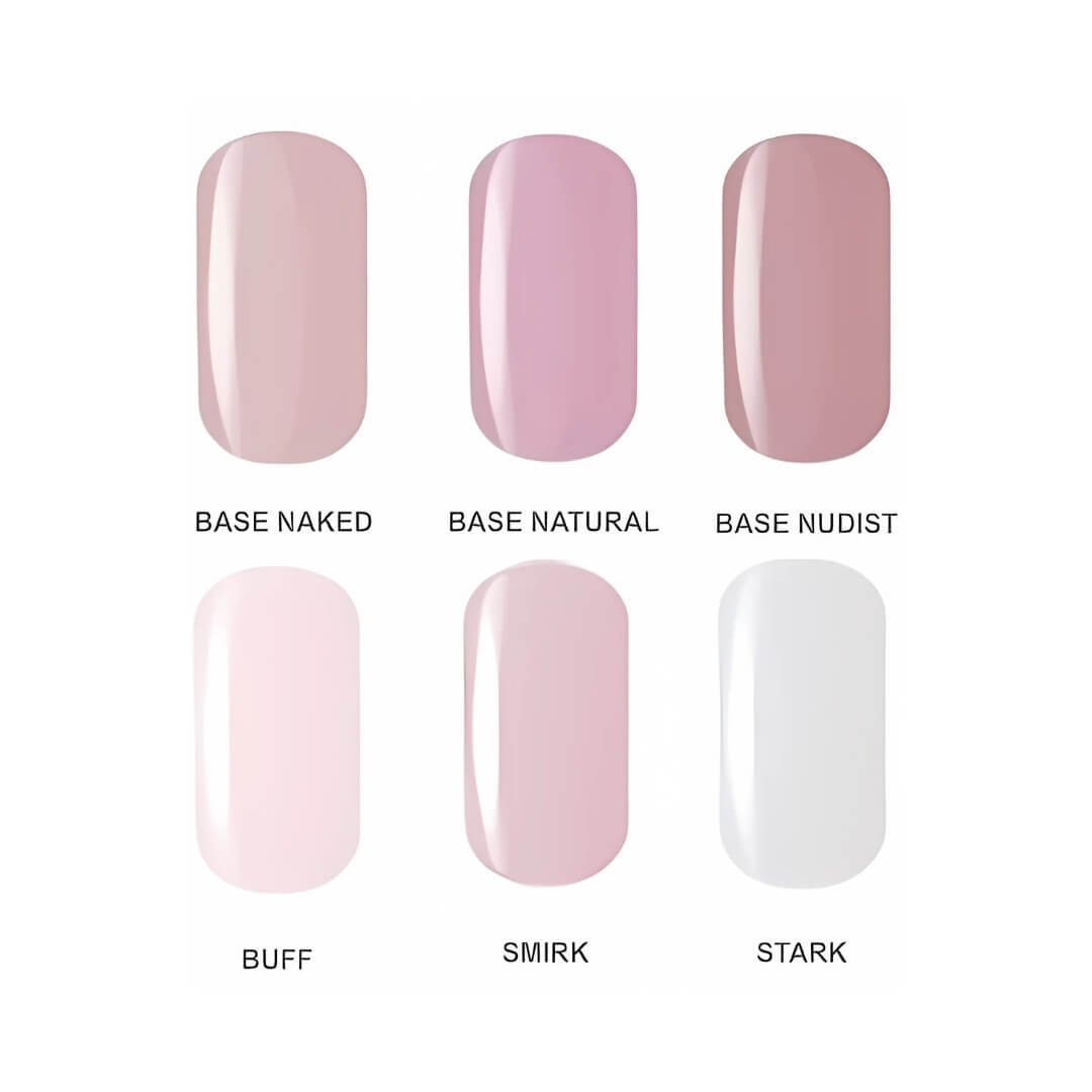 Luxio Naked Base Bundle, 6pcs x 15ml