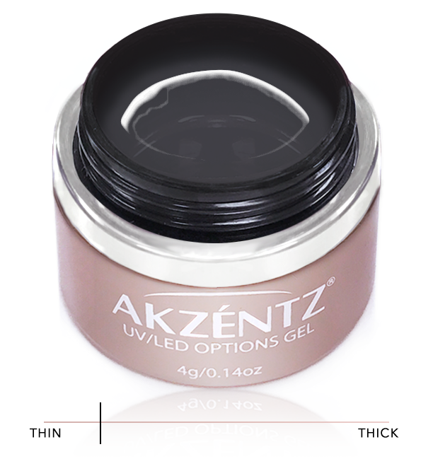 Akzentz Options Crystal Clear, Soak-Off Builder Gel