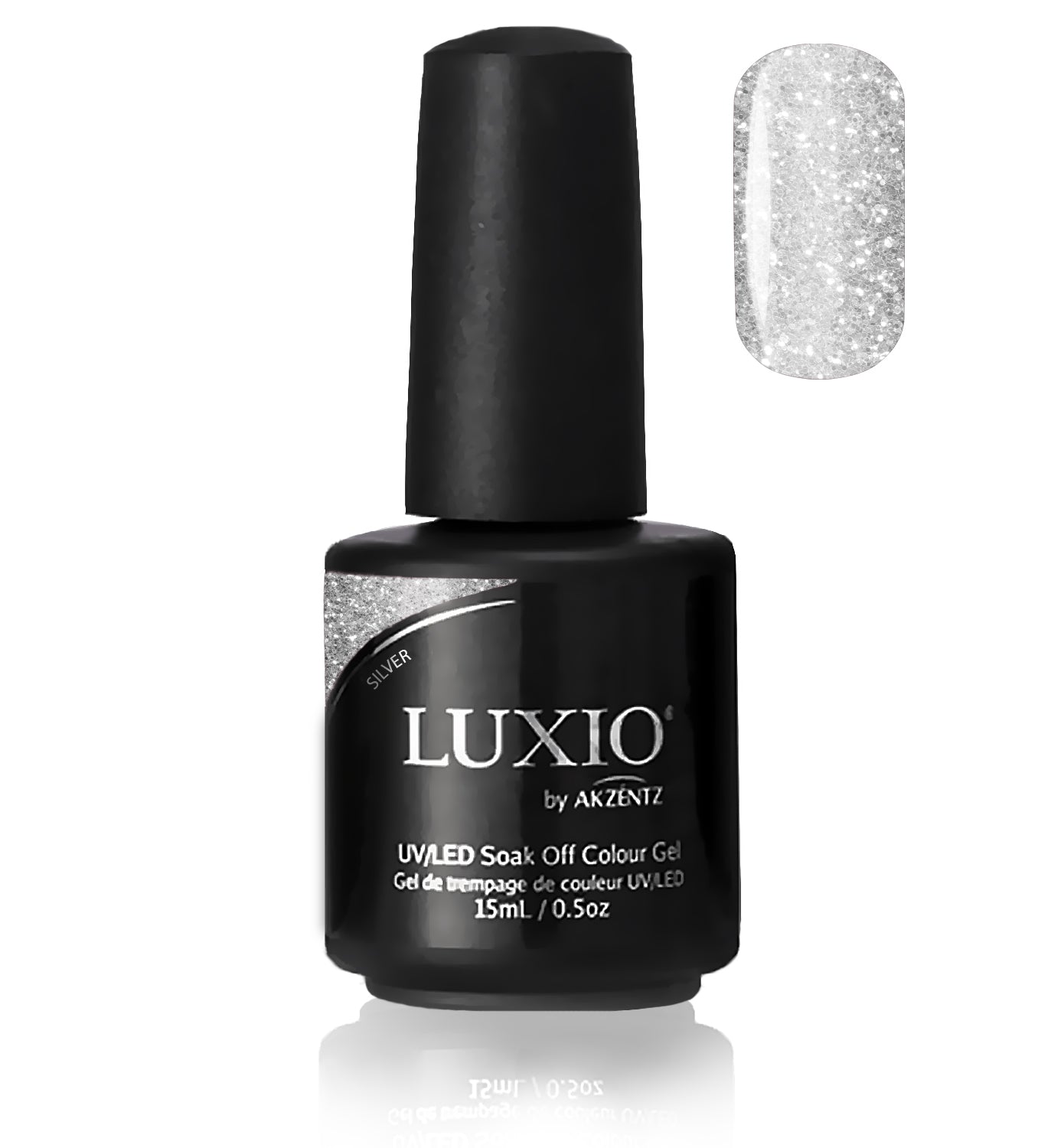 Luxio Silver (glitter), Gel Polish