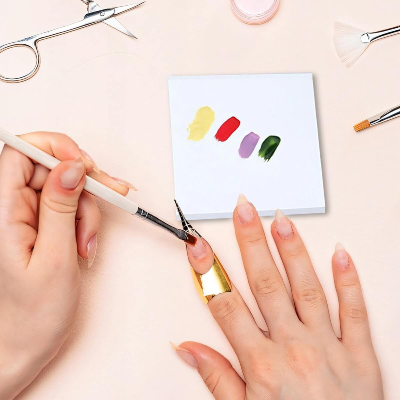 Nail Polish Palette Mixing Paper, 50pcs
