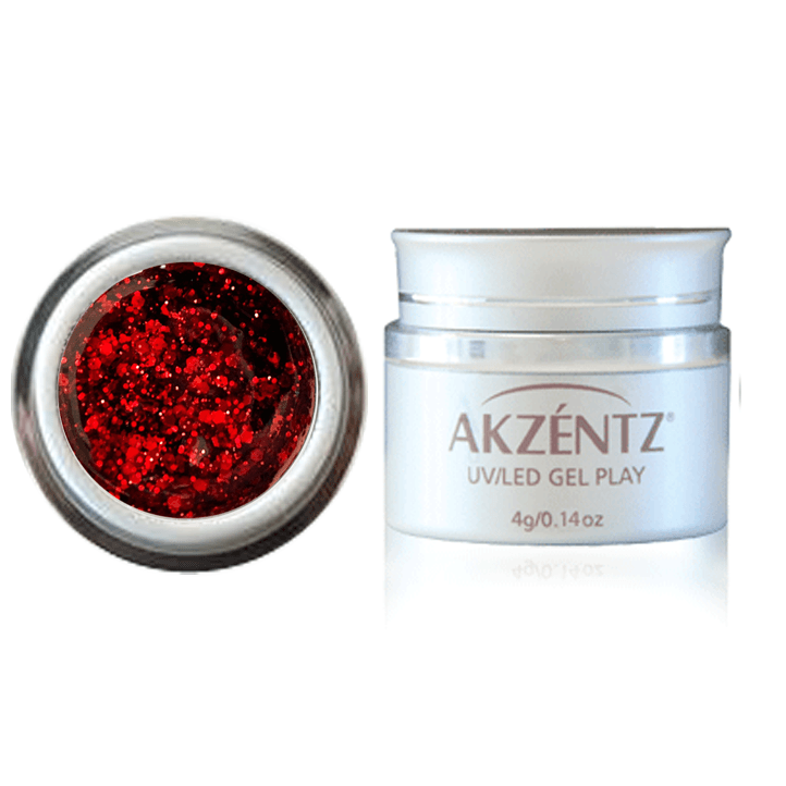 Gel Play - Glitter Scarlet Fantasy by Akzentz