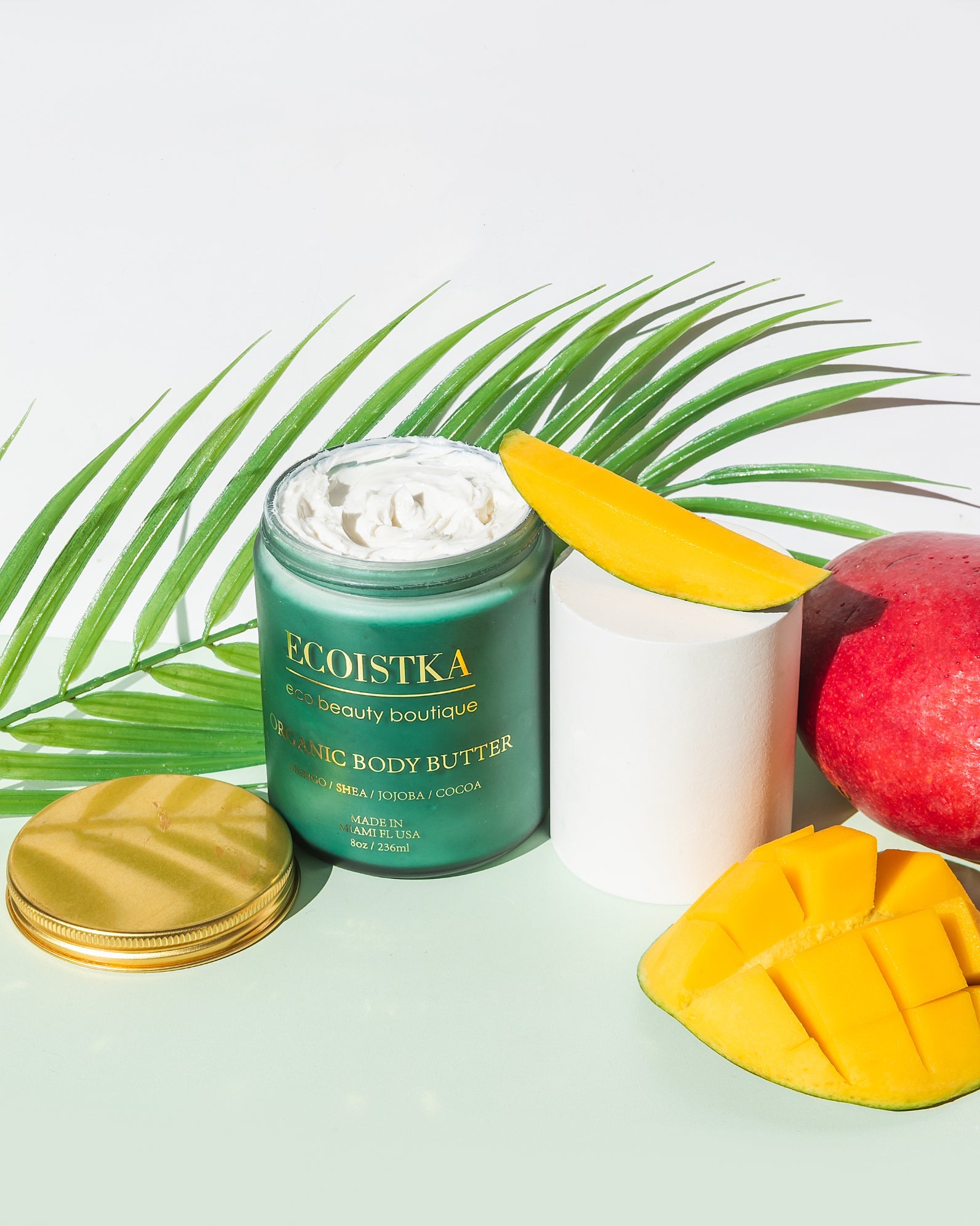ECOISTKA Organic Whipped Body Butter, Miami Kiss (Mango)