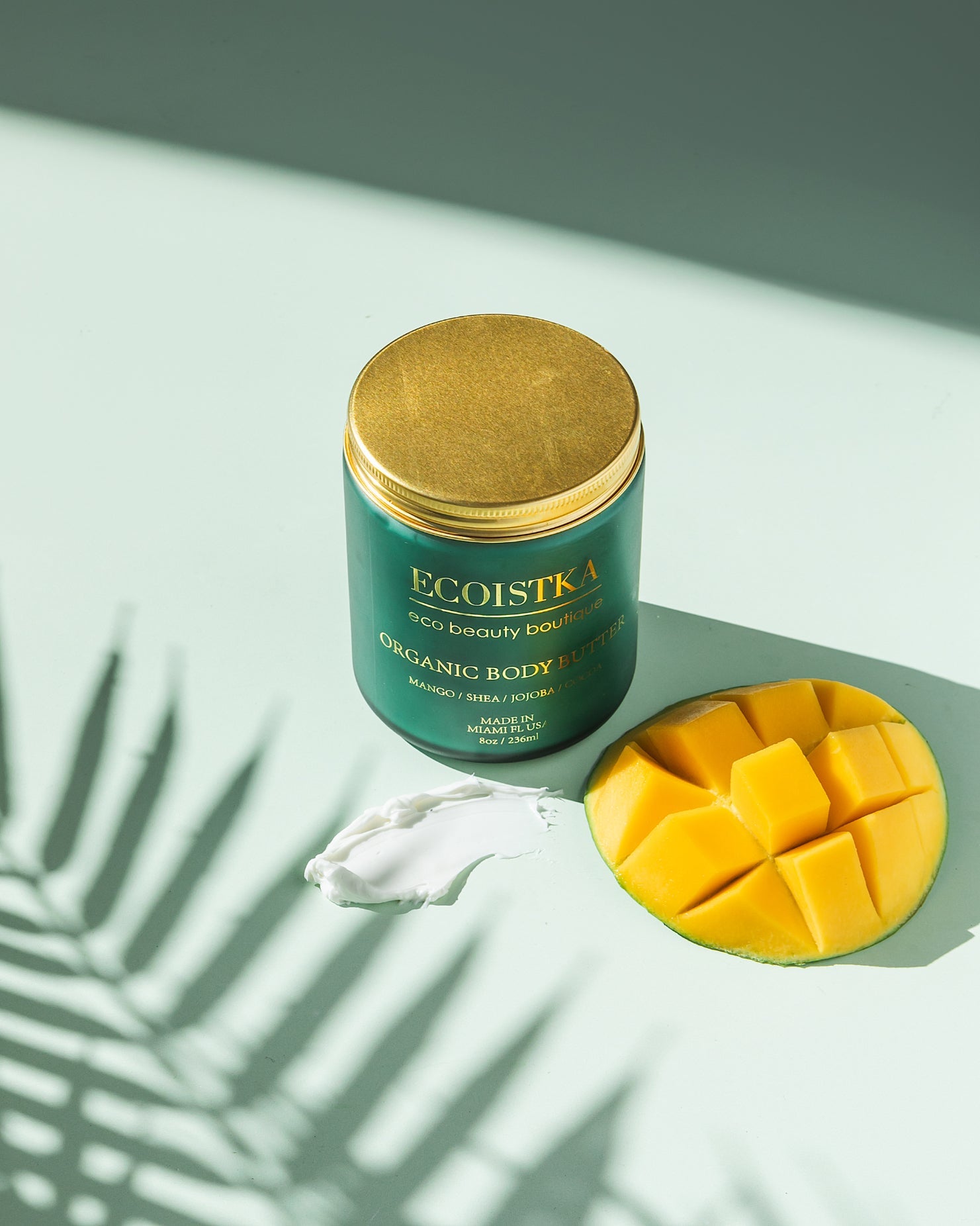 ECOISTKA Organic Whipped Body Butter, Miami Kiss (Mango)