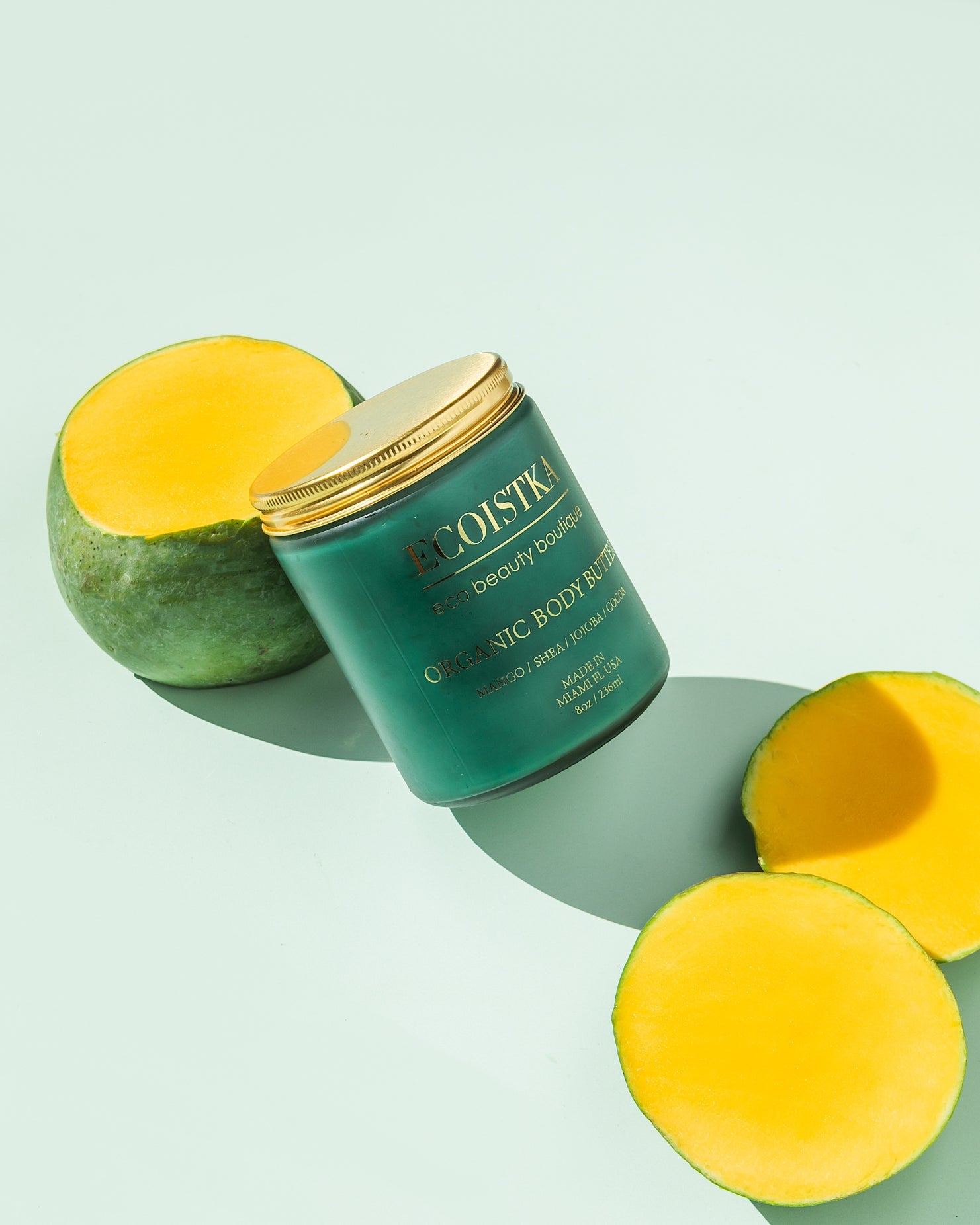 ECOISTKA Organic Whipped Body Butter, Miami Kiss (Mango)