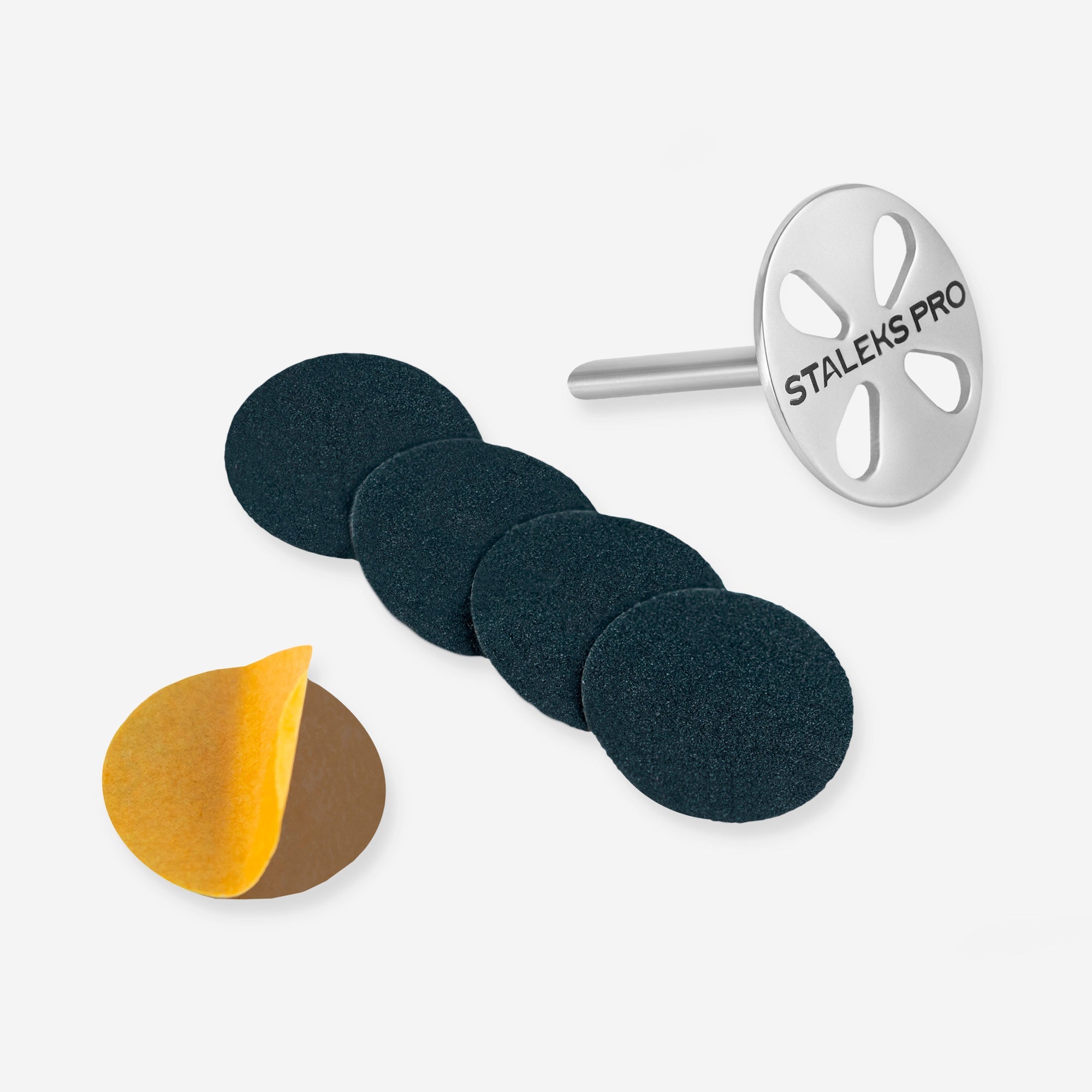 Staleks Pro Pedicure Disc Pododisc and Set of Disposable Files 180 grit (5 pcs) PDset