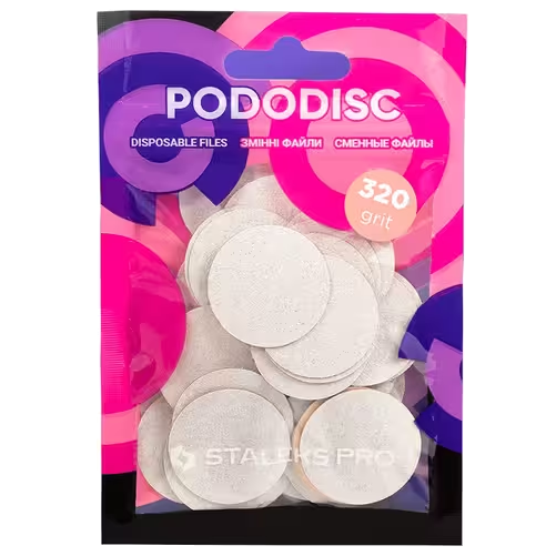 Staleks Refill Pads for Pedicure Disc, Size M (20mm), 50pcs