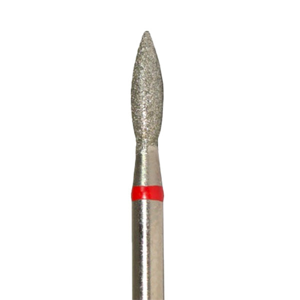 Vladmiva Diamond Flame E-File Nail Bit, 2.3mm, Red