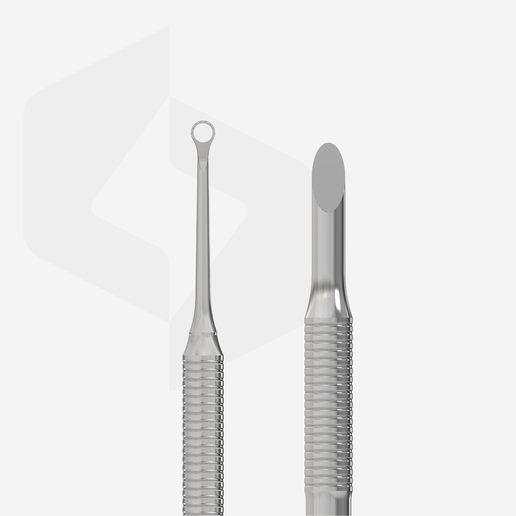 Staleks Pro Cuticle Pusher (Beveled & Loop Pusher) Expert 51 Type 2, PE-51/2