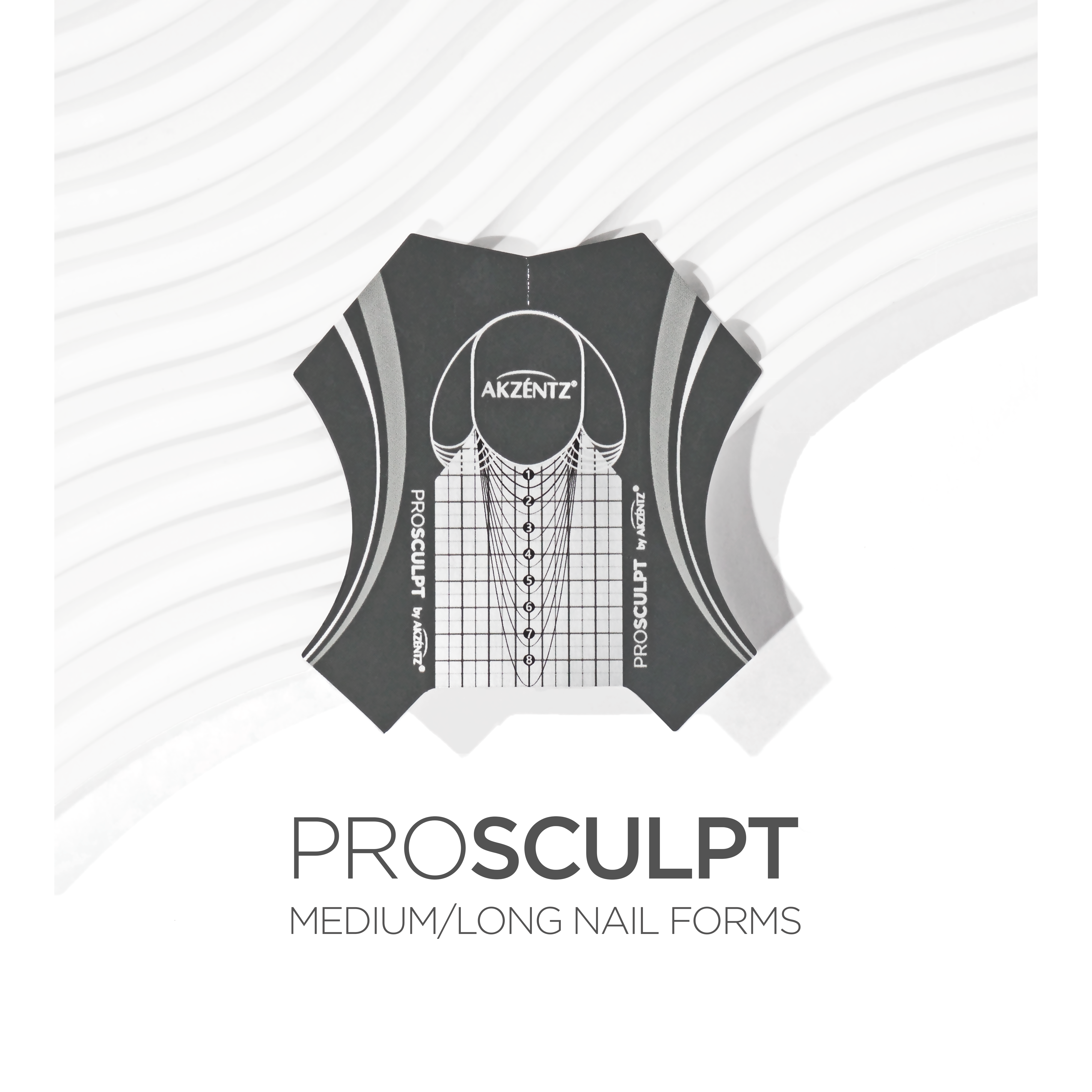 Akzentz ProSculpt Nail Forms, 300pcs/roll