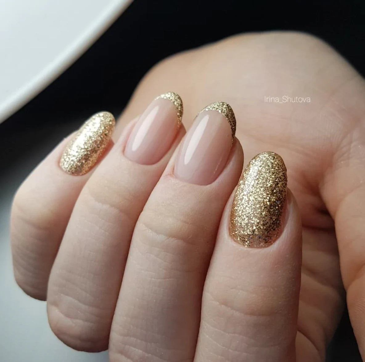 Luxio Gold (glitter), Gel Polish