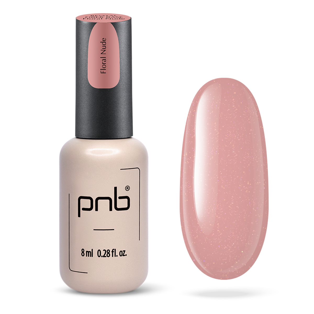 PNB UV/LED Revital Fiber Base, Floral Nude, HEMA FREE