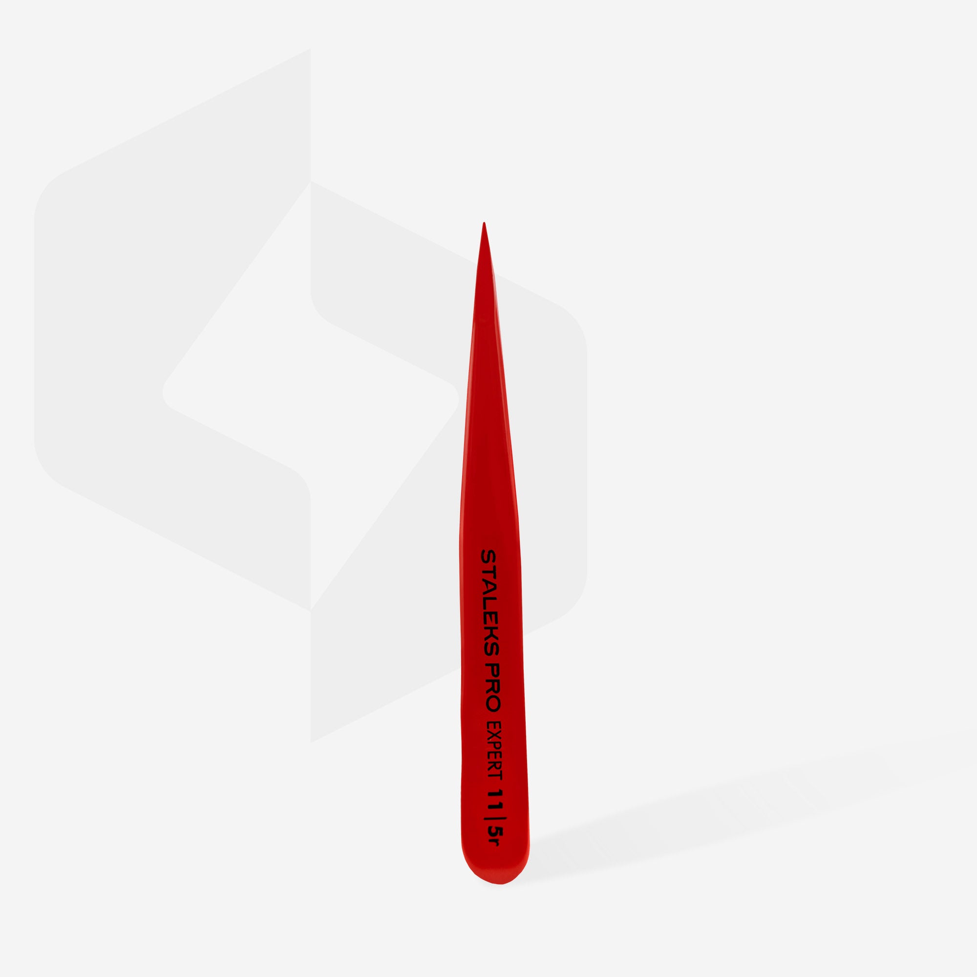 Stalecks Pro Eyebrow tweezers red EXPERT 11 TYPE 5r - TE-11/5r