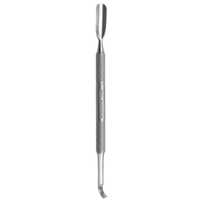 Staleks Pro Expert 30 Type 4.2 Cuticle Pusher (Rounded Wide Pusher & Bent Blade) PE-30/4.2